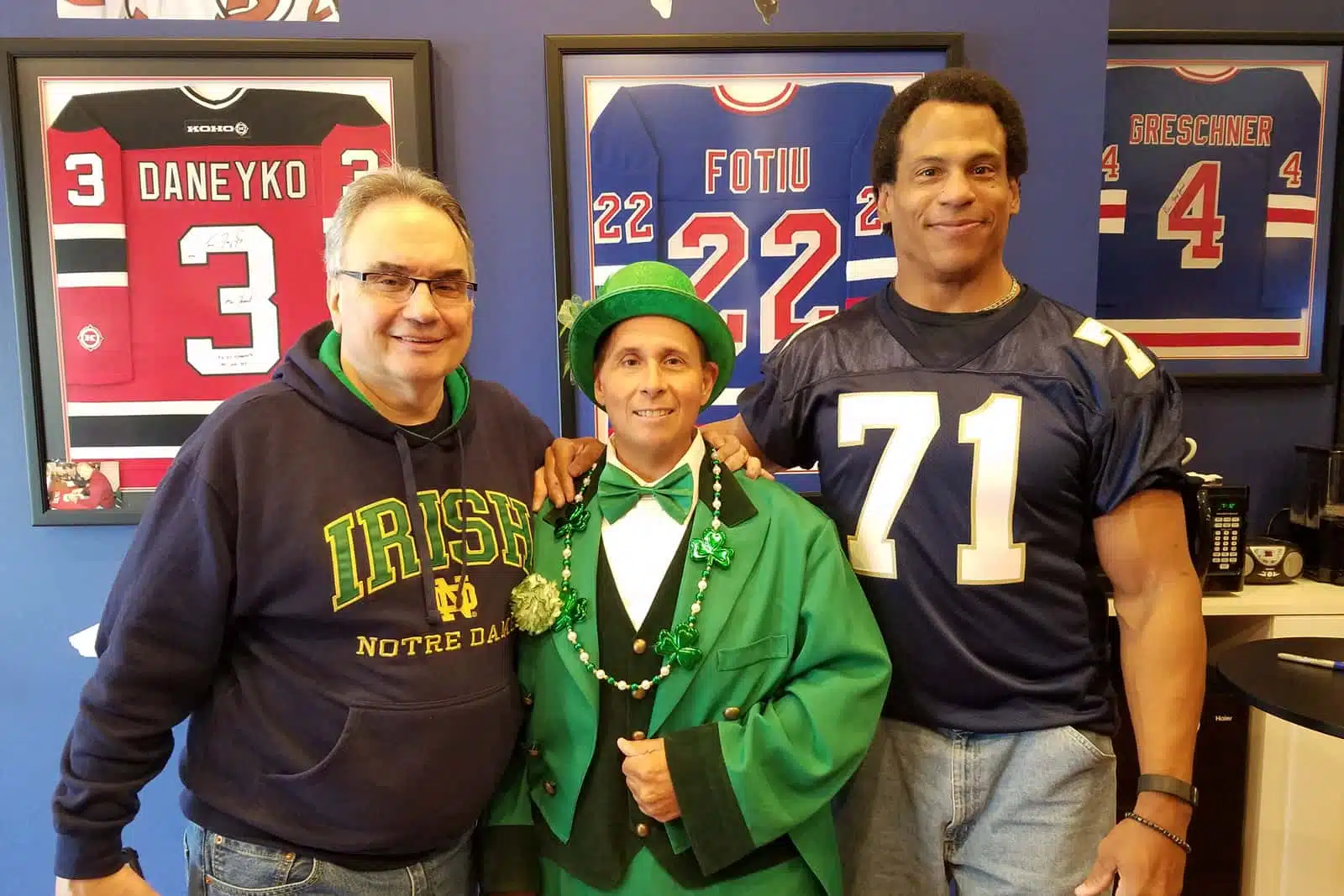 Eric Dorsey at Spring Lake Notre Dame Day