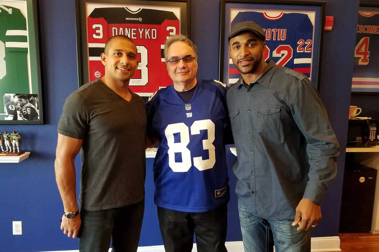 David Tyree at Spring Lake Big Blue Day