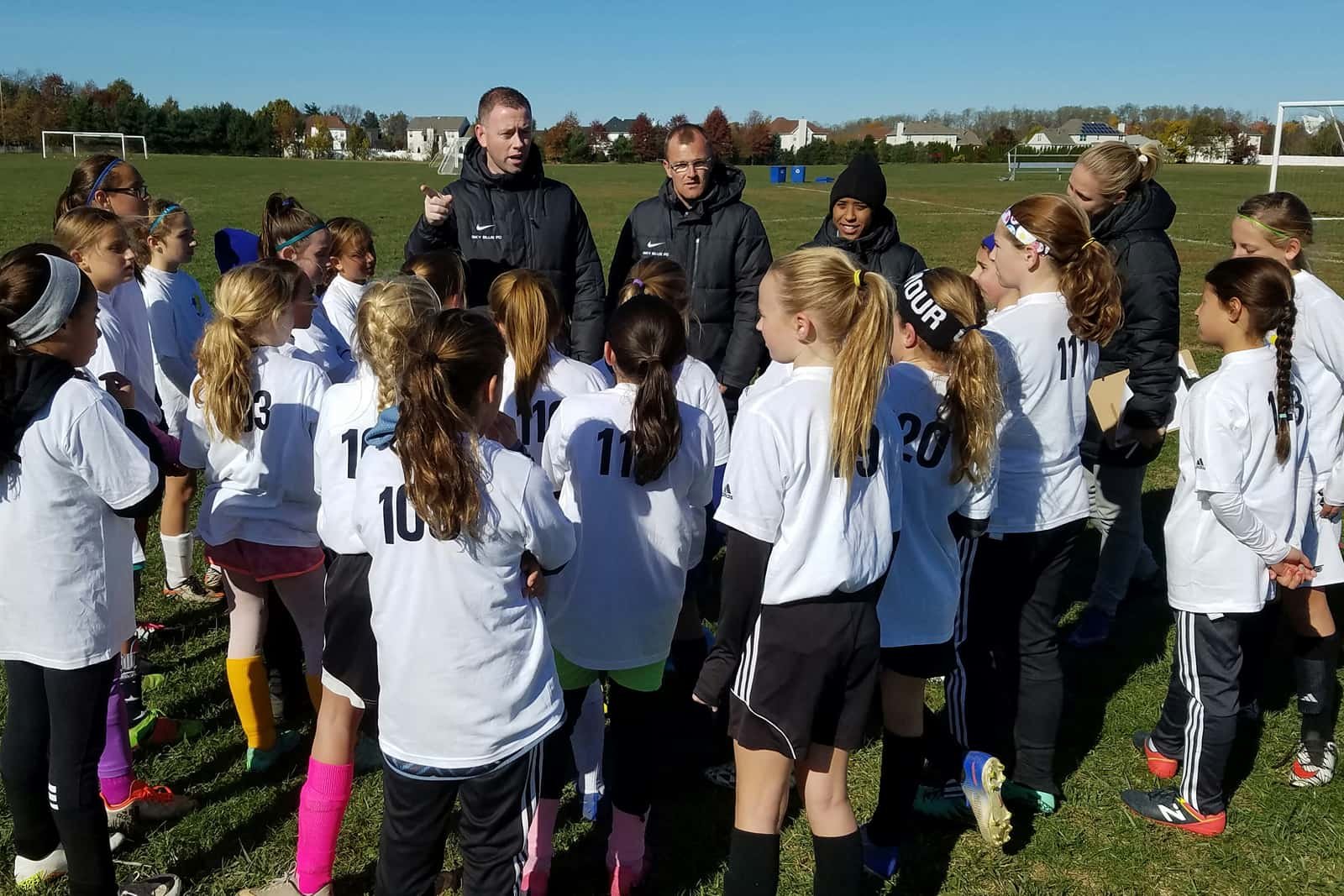 Christy Holly at Tryouts for NJ Youth Soccer’s Young Olympians and Club NJYS Programs