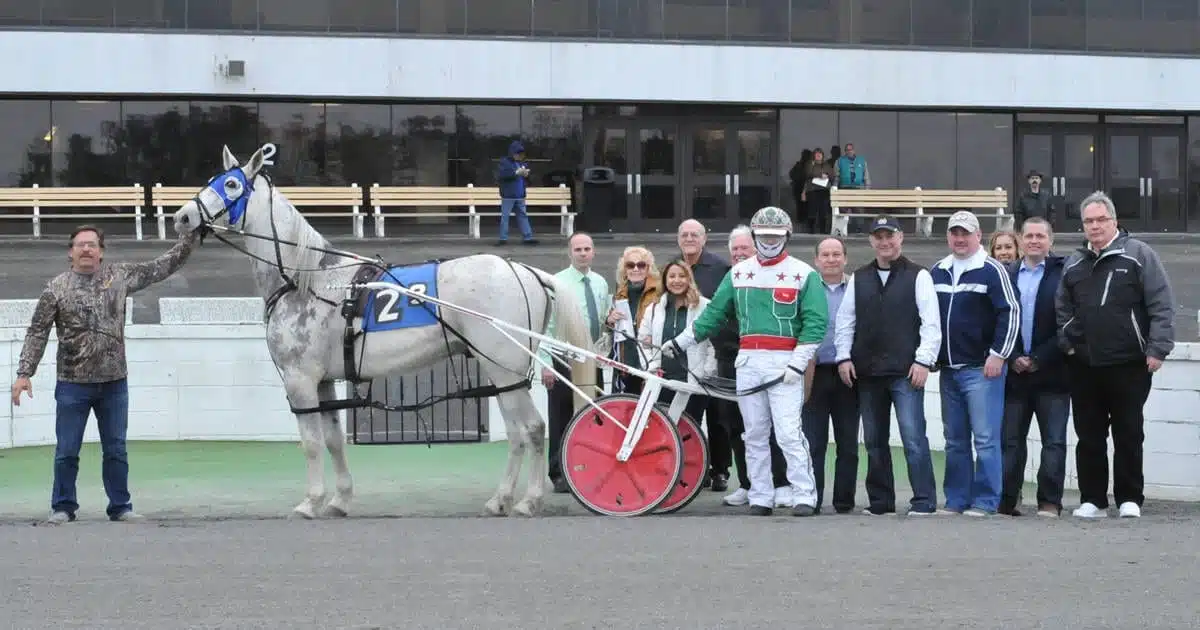 Peter Grandich Welcomes Nick Fotiu to Freehold Raceway