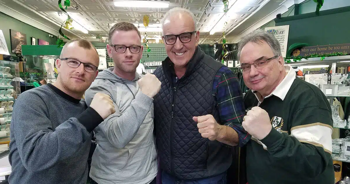 Peter Grandich & Irish Centre Welcome Gerry Cooney
