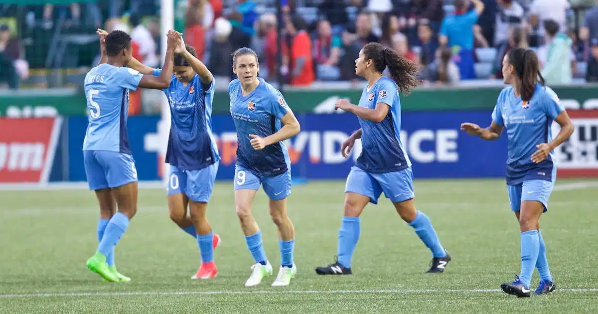 Sky Blue FC Celebration