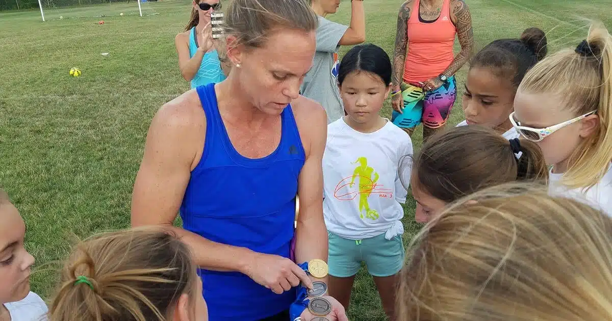 Christie Pearce Soccer Camp | Sky Blue FC Diary 021