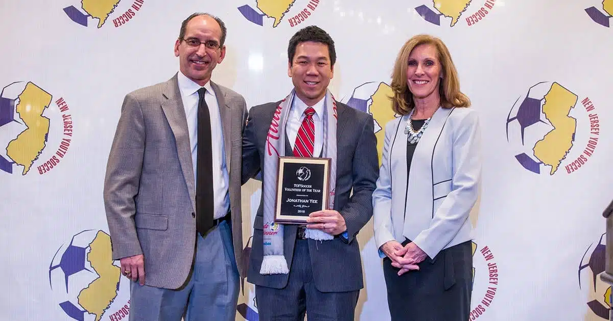 Jonathan Yee Named 2018 NJYS TOPSoccer Volunteer of the Year