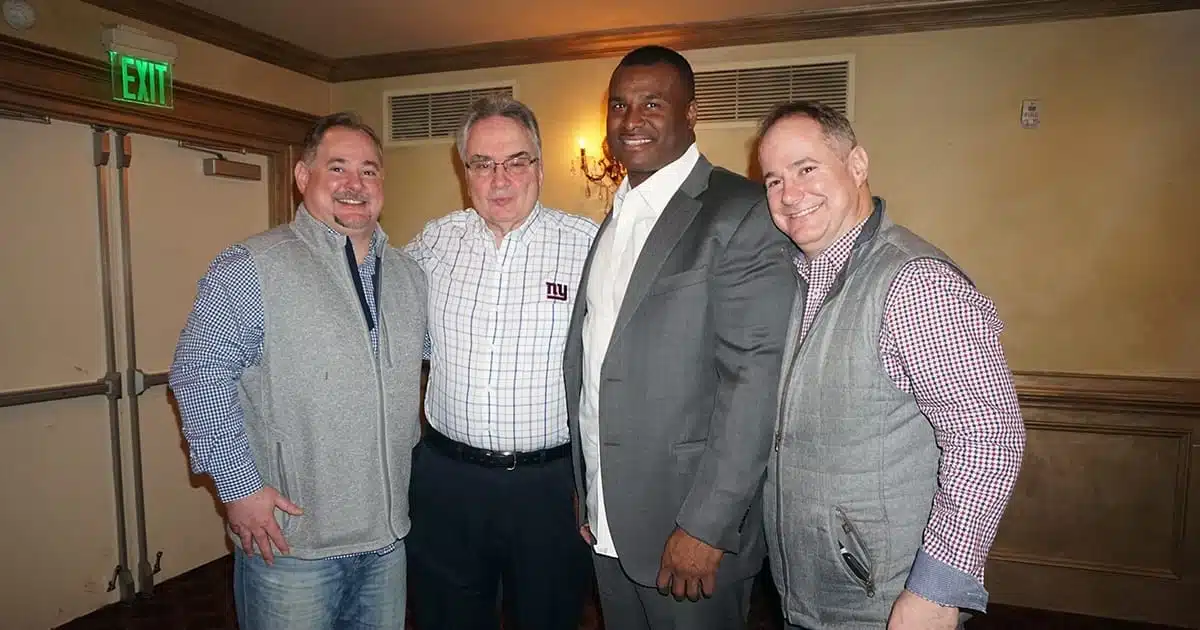 Peter Grandich Hosts Jessie Armstead at Millstone Casino Night