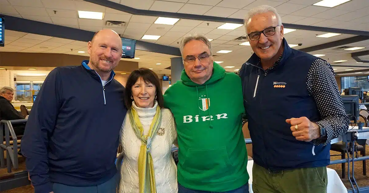 Peter Grandich Jeff Feagles Gerry Cooney Freehold Raceway