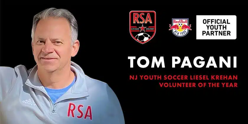 Tom Pagani Honored as NJYS Volunteer of the Year