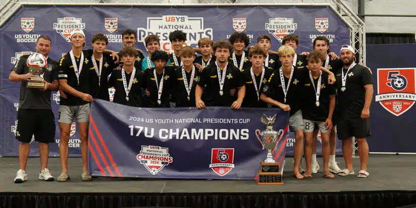 Deptford SA Premier Wins 17U Boys National Presidents Cup Championship